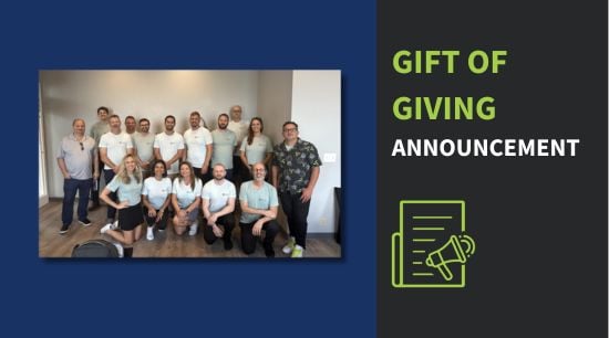 Gift of Giving Announcement